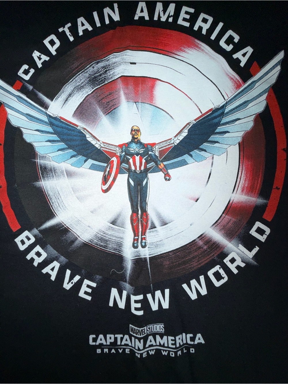 Captain America Brave New World Graphic Tee - Black - Picture 2 of 4